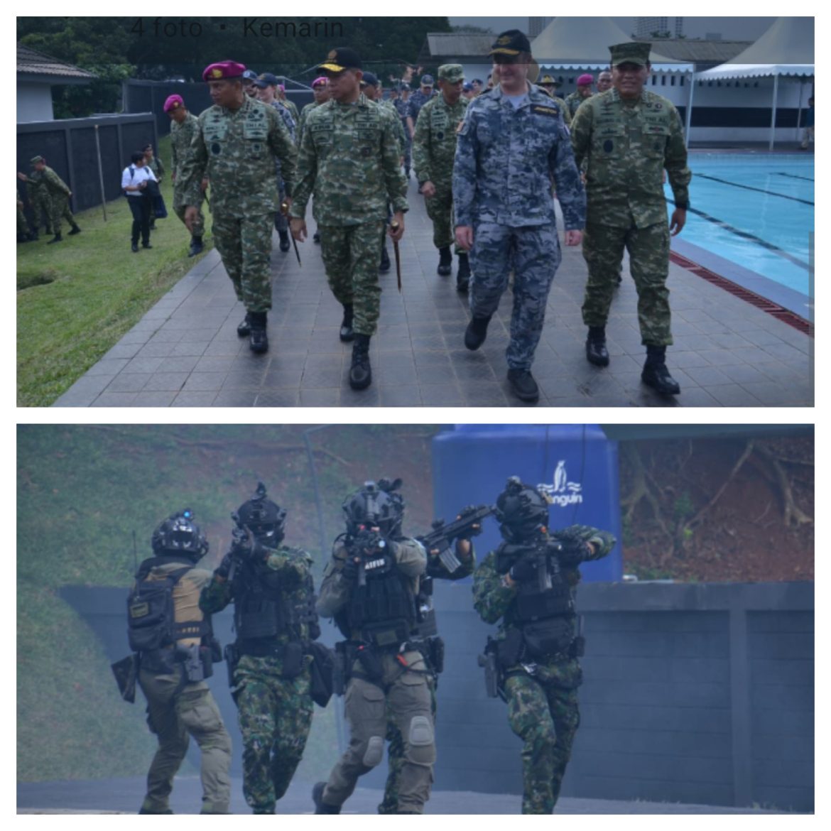 Danpasmar 1 Sambut Kunjungan Chef Defence Force Australia di Sarang Petarung Marinir Cilandak 