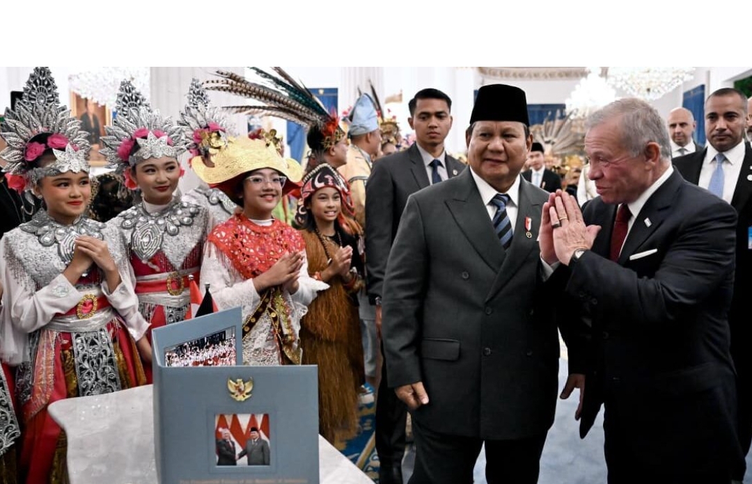 Indonesia–Yordania Pererat Hubungan Strategis Lewat Jamuan Kenegaraan di Istana Negara Jakarta