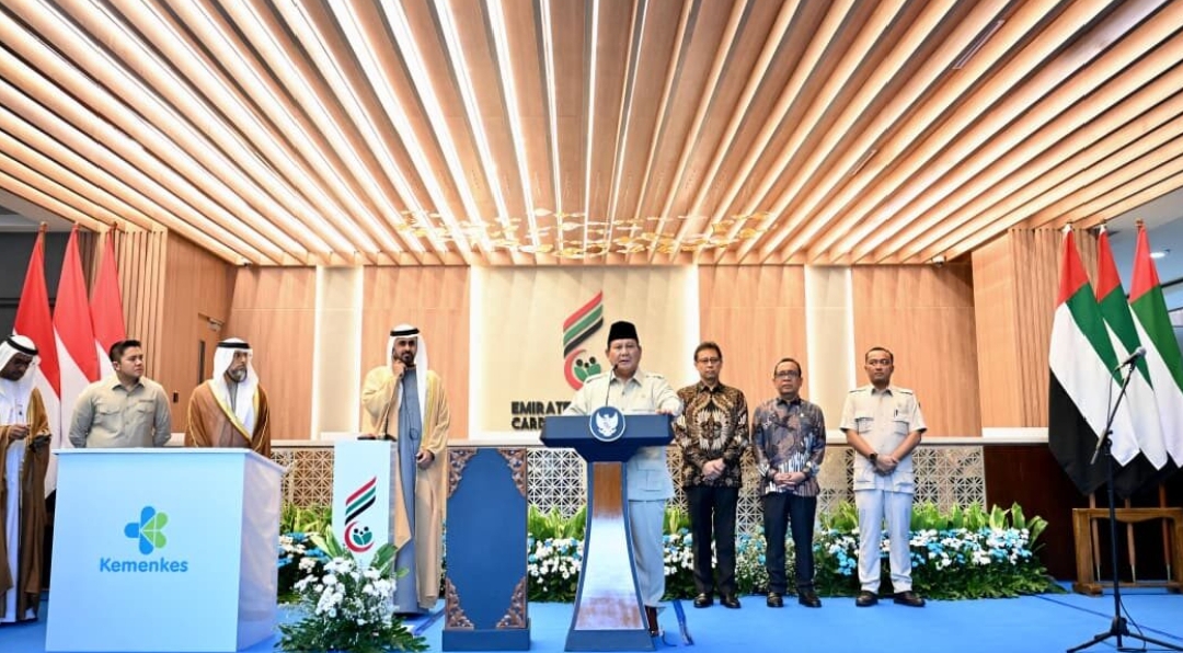 Resmikan Rumah Sakit Kardiologi Emirates–Indonesia, Presiden Prabowo Apresiasi Dukungan PEA bagi Indonesia