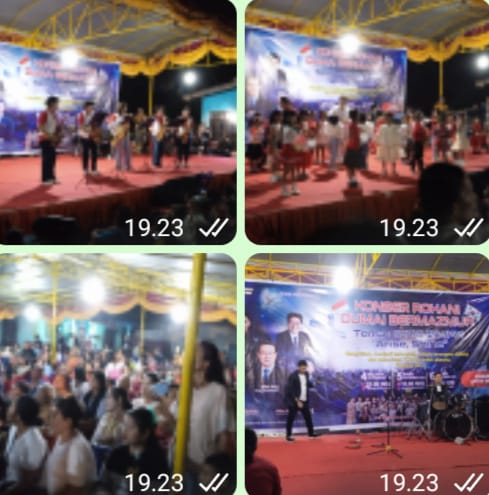 Gebyar Konser Rohani GBI Dumai bersama Tim Korea Selatan di Bukit Batrem dua penuh hikmad dan Meriah