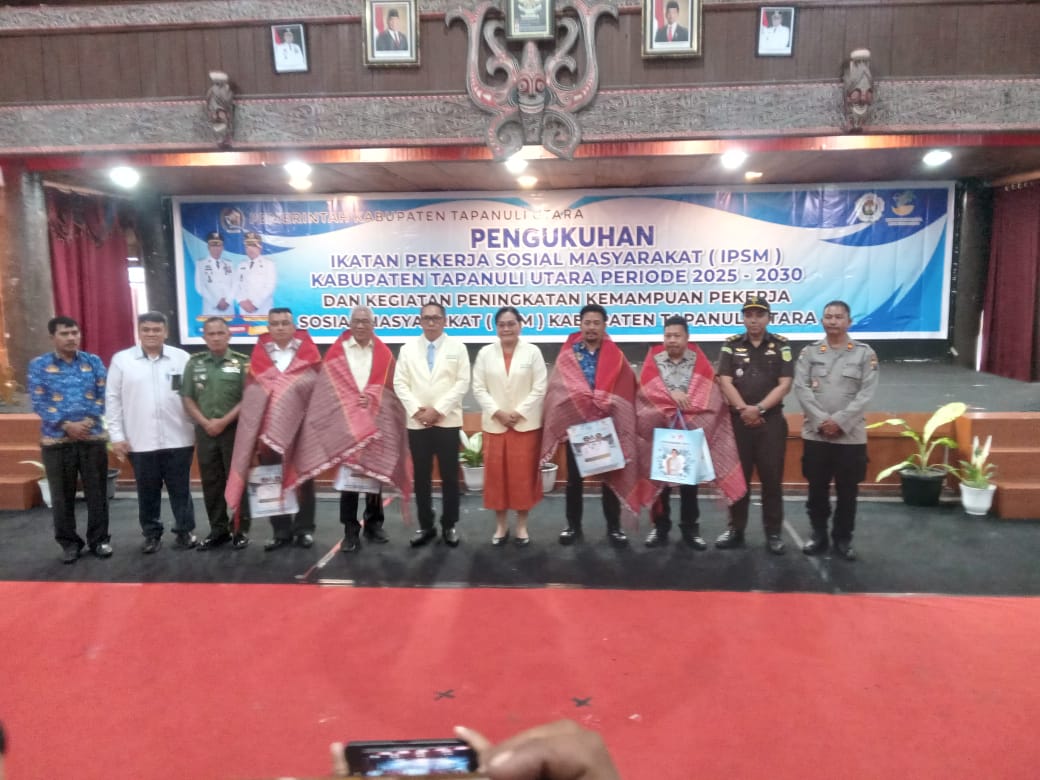 Bupati Taput kukuhkan IPSM Baru.Jadi Kekuatan Bantu Permasalahan Sosial