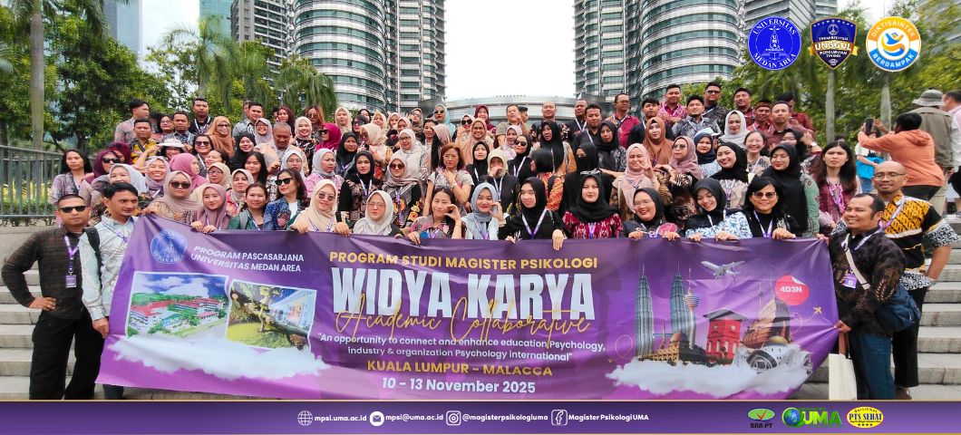 Widya Karya Magister Psikologi UMA di Kuala Lumpur dan Melaka, Perluas Wawasan Mahasiswa di Level Internasional