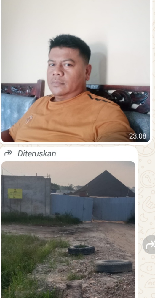 Sudrianto tuntut upah kerja pembersihan tanah milik GK.,, Rp,100.000.000.”Waduh GK malah menghilang lari Kabur ke pulau JAWA.”.