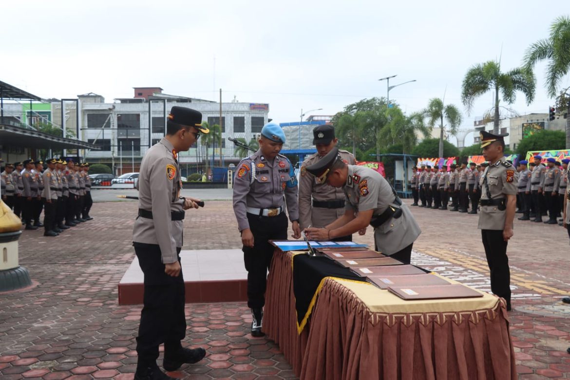 5 Pejabat Polres Dumai Ganti Jabatan, Kapolres: Fokus Layani Masyarakat dengan Lebih Baik  