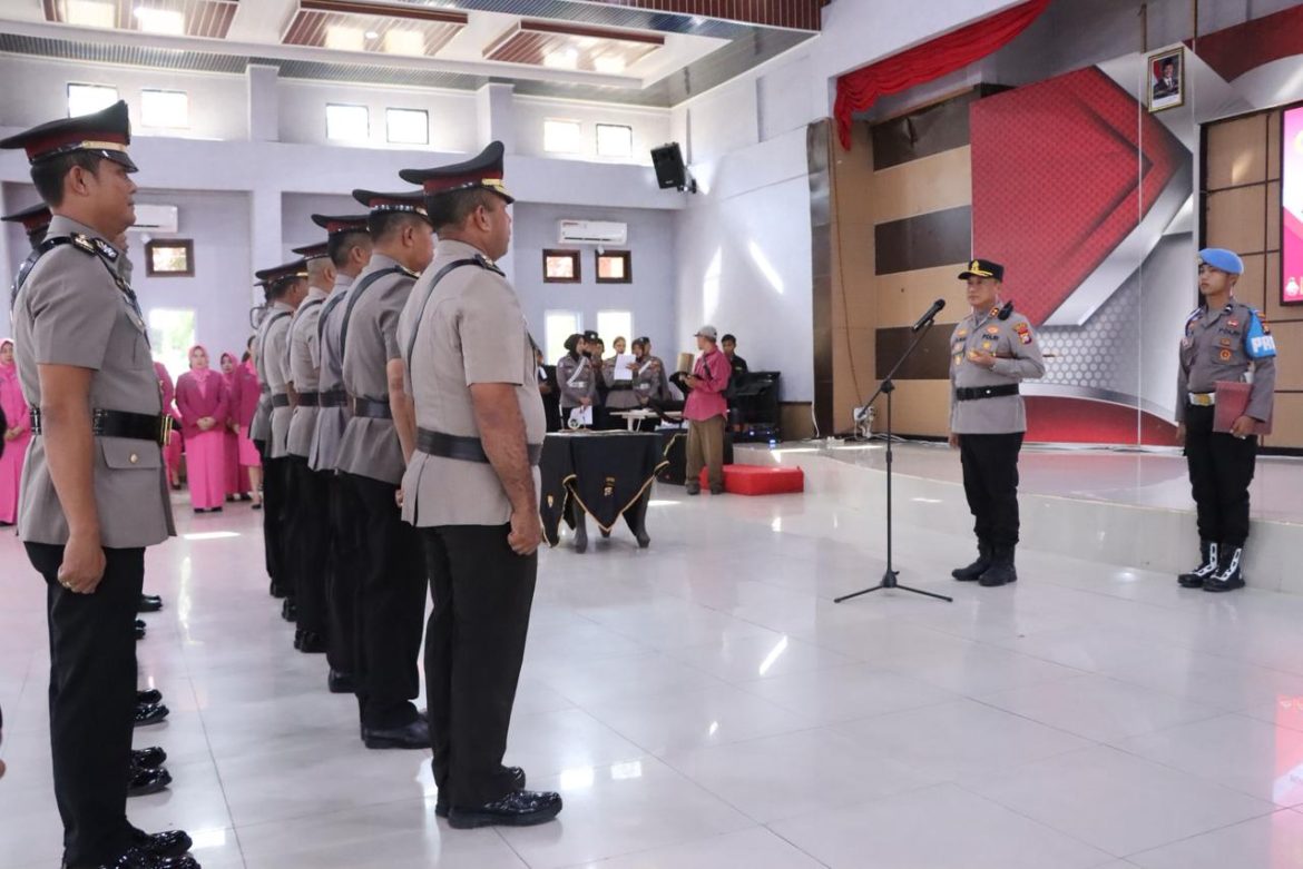 UPACARA SERAH TERIMA JABATAN DI LINGKUNGAN POLRES ROKAN HILIR