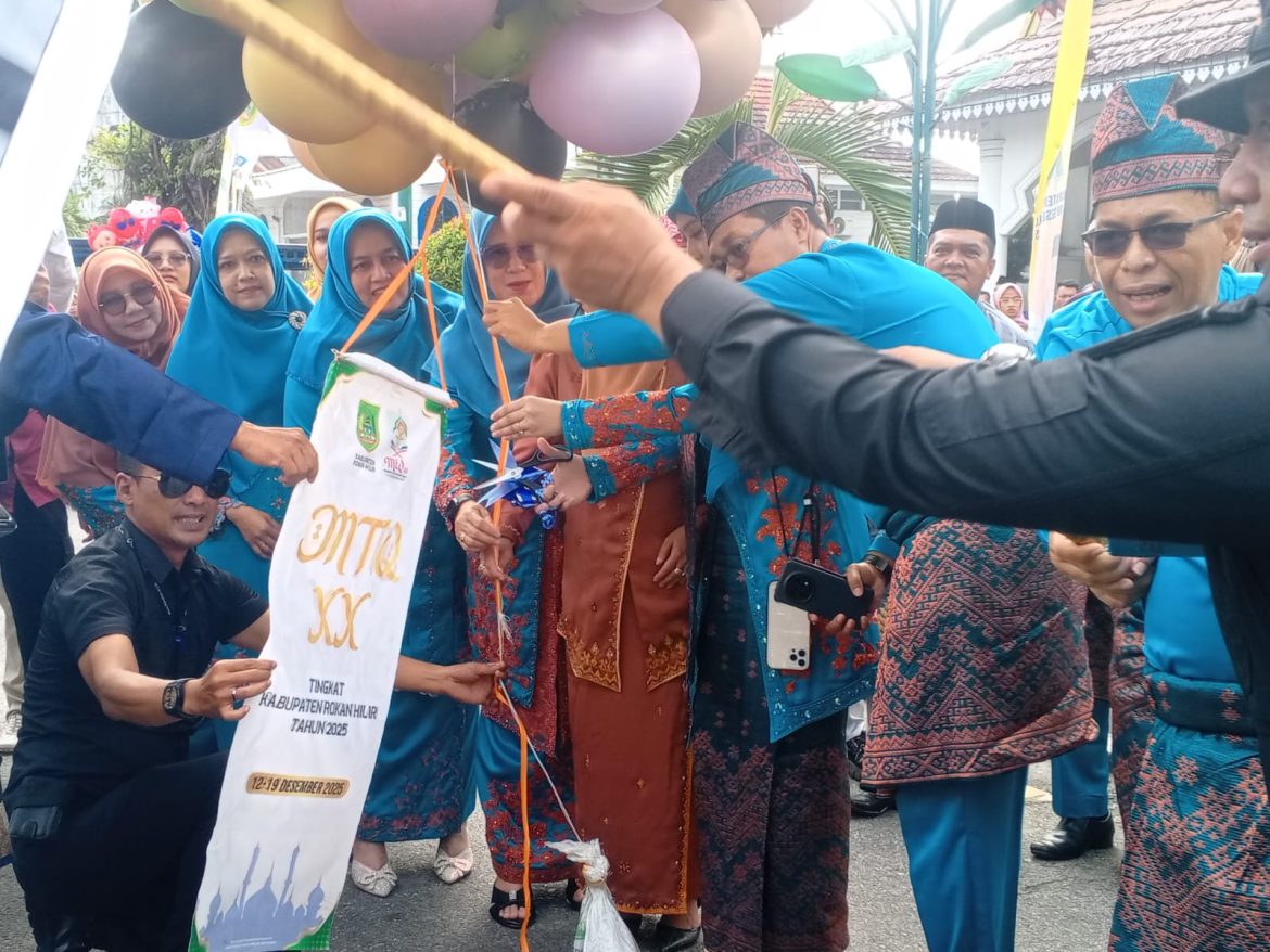 Wakil Bupati Jhony Charles Hadiri Pembukaan MTQ ke-XX Rokan Hilir, Tegaskan Komitmen Bangun Generasi Qur’ani