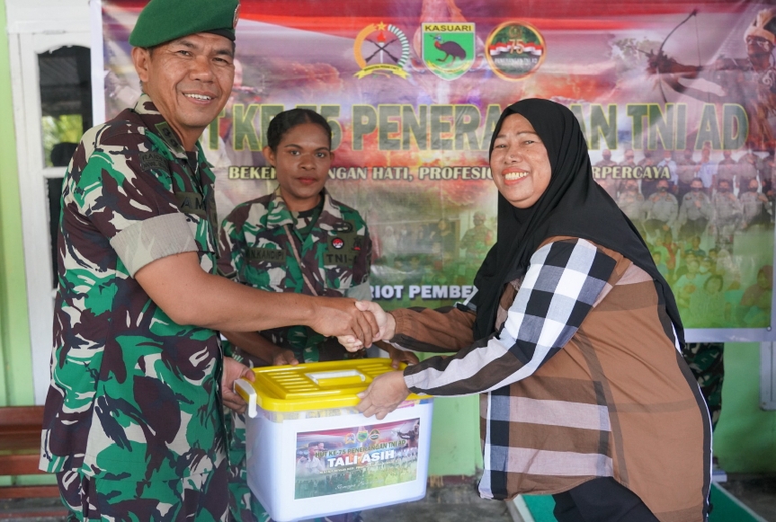 Peringati HUT ke-75 Penerangan TNI AD : Pendam XVIII/Kasuari Hadir Menyapa Pensiunan Wartawan dengan Empati Kepedulian