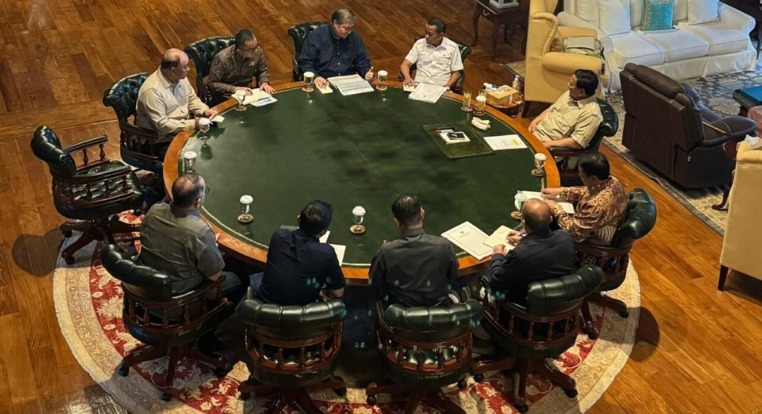 Presiden Prabowo Gelar Rapat Terbatas di Hambalang, Bahas Penguatan Industri dan Hilirisasi