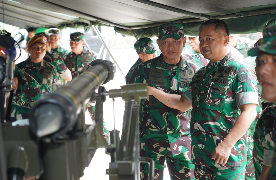 *Kasad Tinjau Inovasi Litbanghan TNI AD, Fokus Penguatan Latihan dan Operasi*