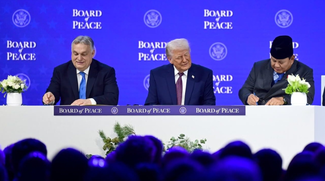 Presiden Prabowo Tandatangani Piagam Board of Peace, Tegaskan Peran Aktif Indonesia Jaga Implementasi Solusi Dua Negara