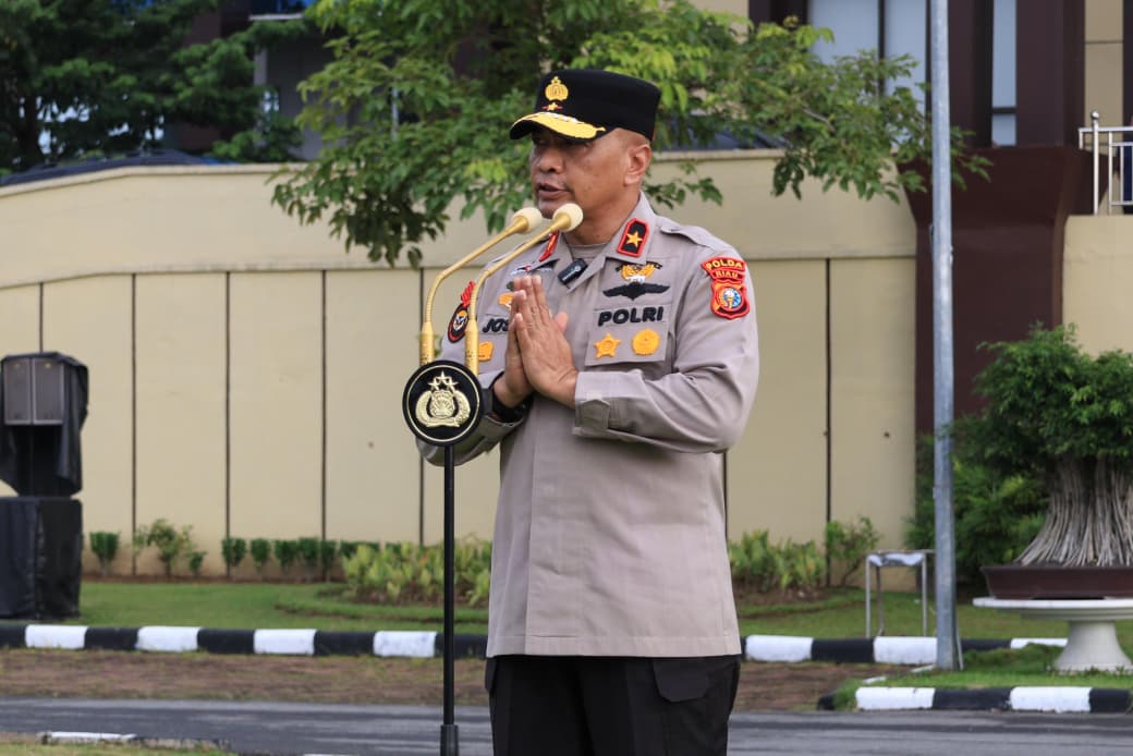 *Apel Terakhir Wakapolda Riau, Brigjen Jossy Sampaikan Pesan Perpisahan*