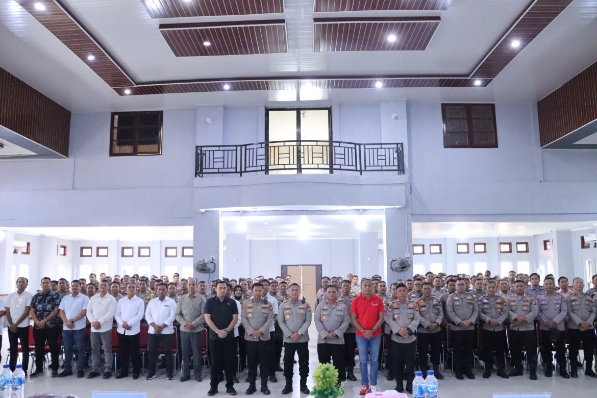 Polres Rohil Melakukan Kegiatan Analisa dan Evaluasi (Anev) Bhabinkamtibmas