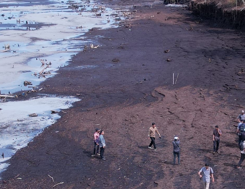 BNPP Tinjau Abrasi di Pulau Rangsang, Pemkab Meranti Harapkan Dukungan Pusat