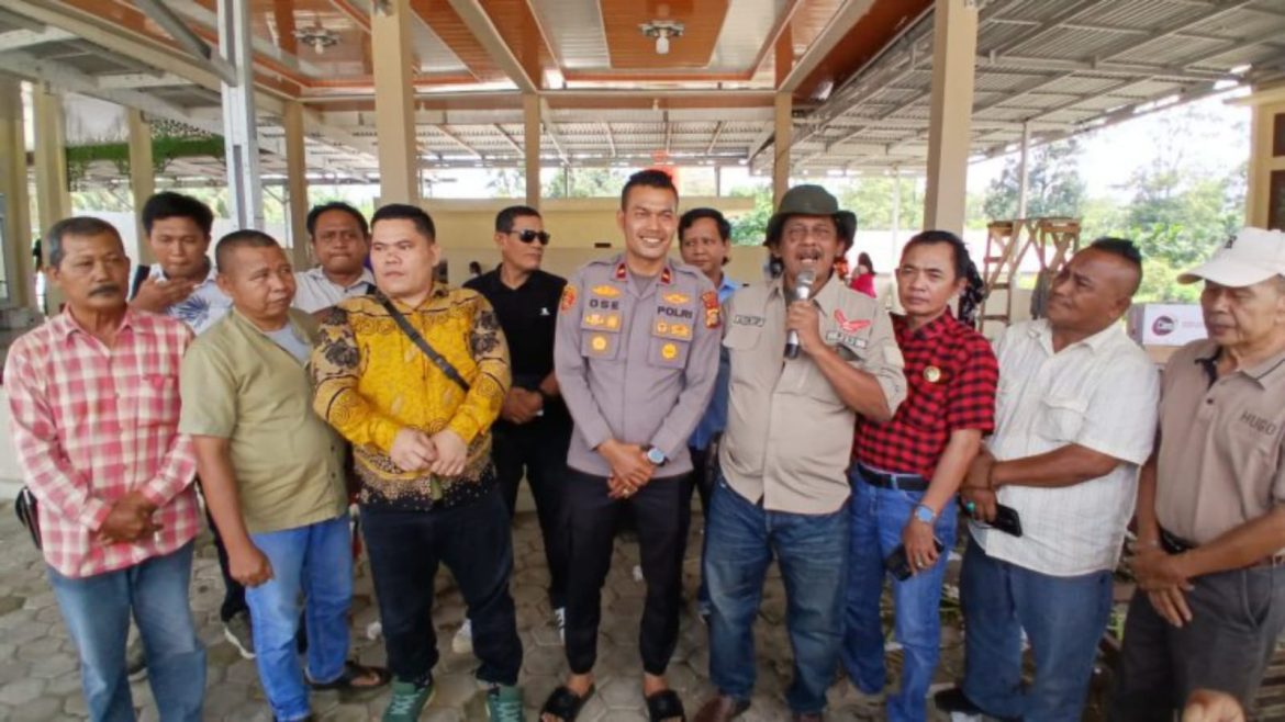 Polsek Rambah Samo Bakar ikan bersama sambut HPN dan Bulan Ramadhan