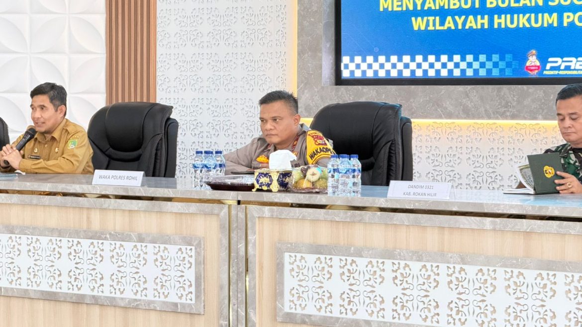Kapolres Rohil Inisiasi Rakor Harkamtibmas Jelang Imlek 2577 dan Ramadhan 1447 H