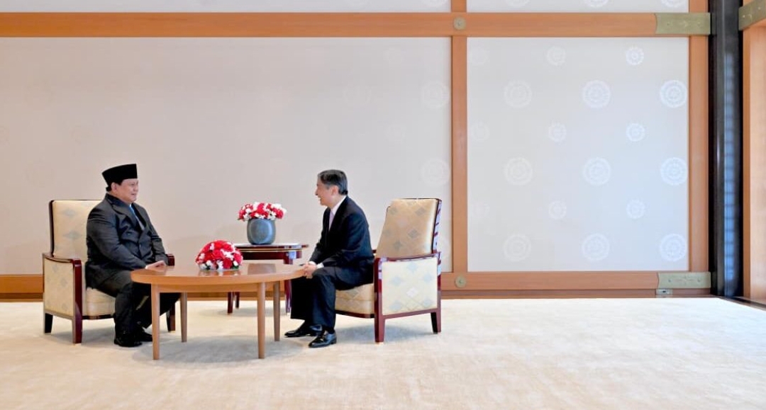 Hangat di Istana Kekaisaran: Presiden Prabowo dan Kaisar Naruhito Pererat Persahabatan Indonesia-Jepang