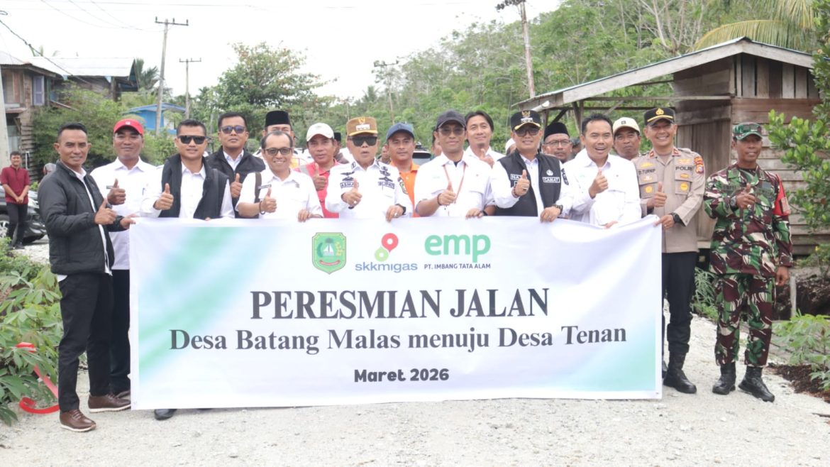 Sinergi Pemkab dan Swasta, Bupati Asmar Resmikan Jalan Batang Malas–Tenan Sepanjang 1,8 Km