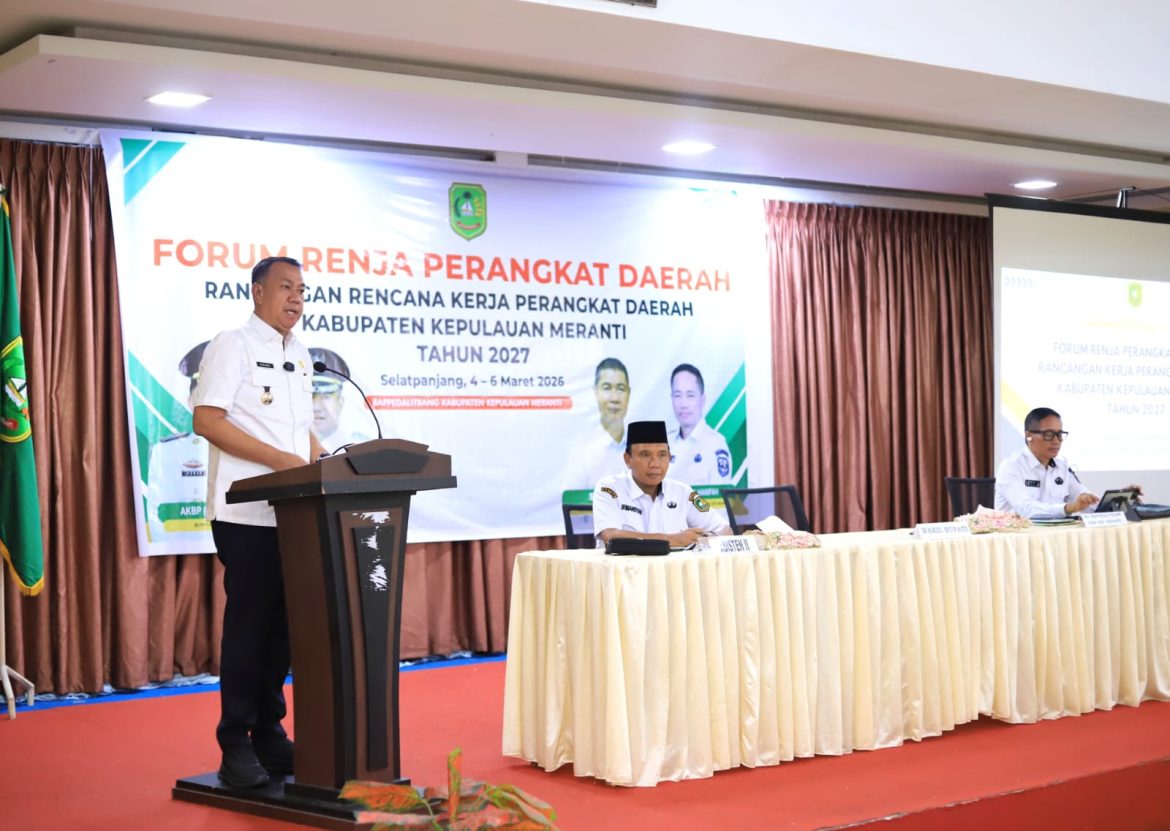 Renja 2027: Pemkab Meranti Pangkas Program Seremonial, Fokus Tekan Kemiskinan dan Stunting