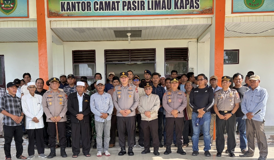 WAKAPOLDA RIAU BERSAMA PJU POLDA RIAU LAKSANAKAN TATAP MUKA DENGAN TOKOH DAN MASYARAKAT PANIPAHAN, PERKUAT COOLING SYSTEM PASCA AKSI UNJUK RASA
