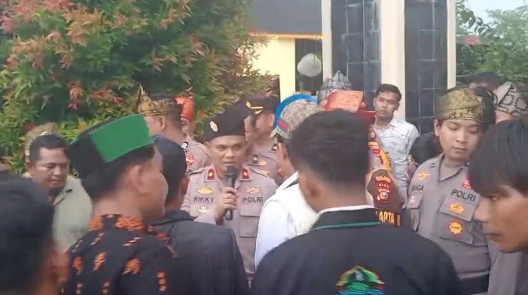 Puluhan Mahasiswa Menuntut Pencopotan Kapolres Rohil, Serta Menyoroti Maraknya Peredaran Narkotika di Rohil