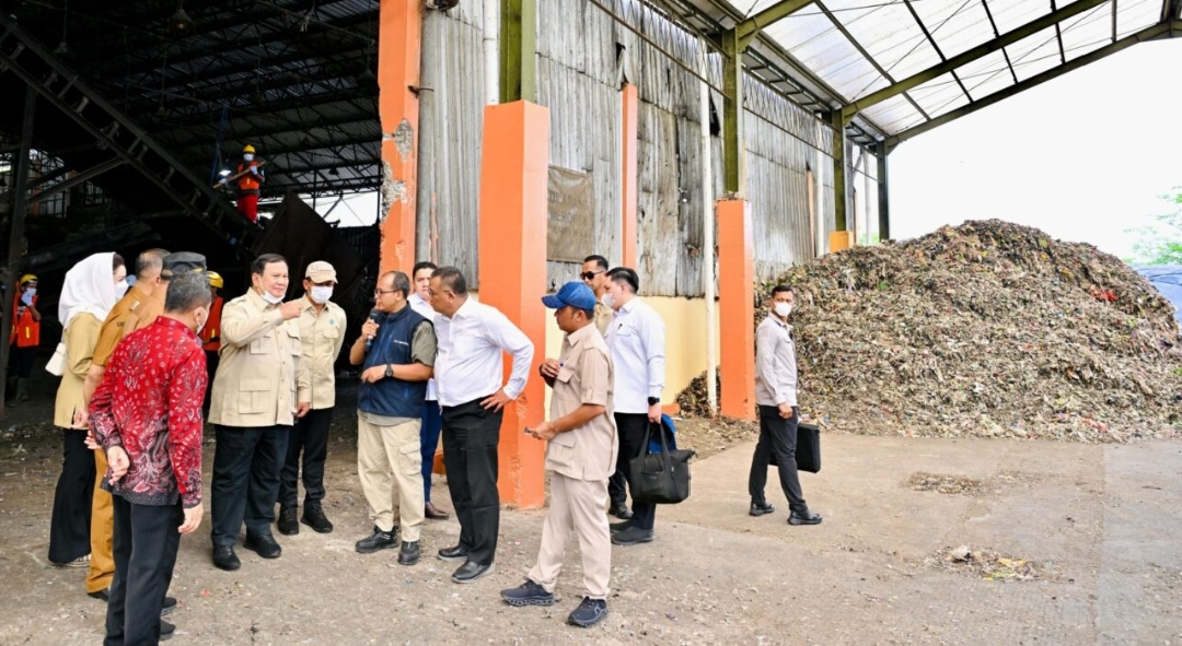Presiden Prabowo Tinjau TPST BLE Banyumas, Dorong Pengelolaan Sampah Terpadu dan Ekonomi Sirkular Nasional