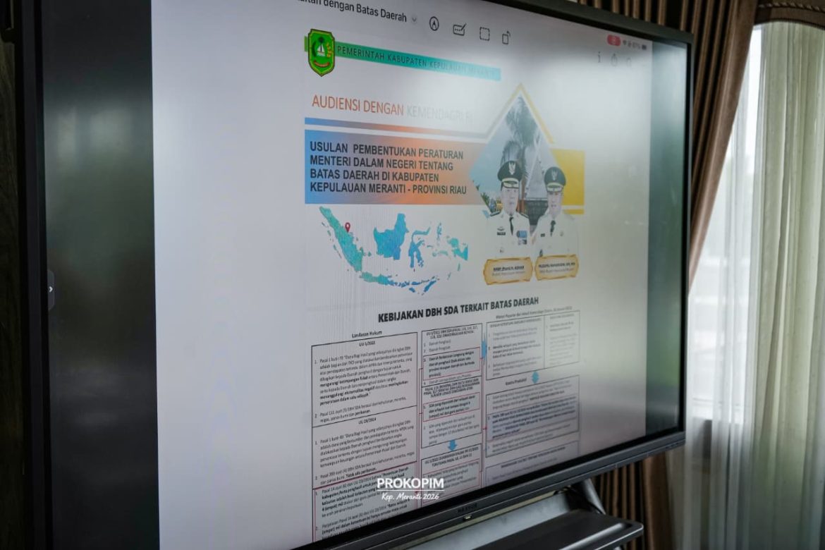 Agendakan Pembahasan Batas Wilayah ke DPR RI