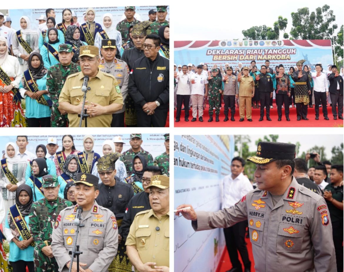 Riau Bentuk Satgas Anti Narkoba, Gubernur dan Kapolda Tegaskan Perang Tanpa Kompromi