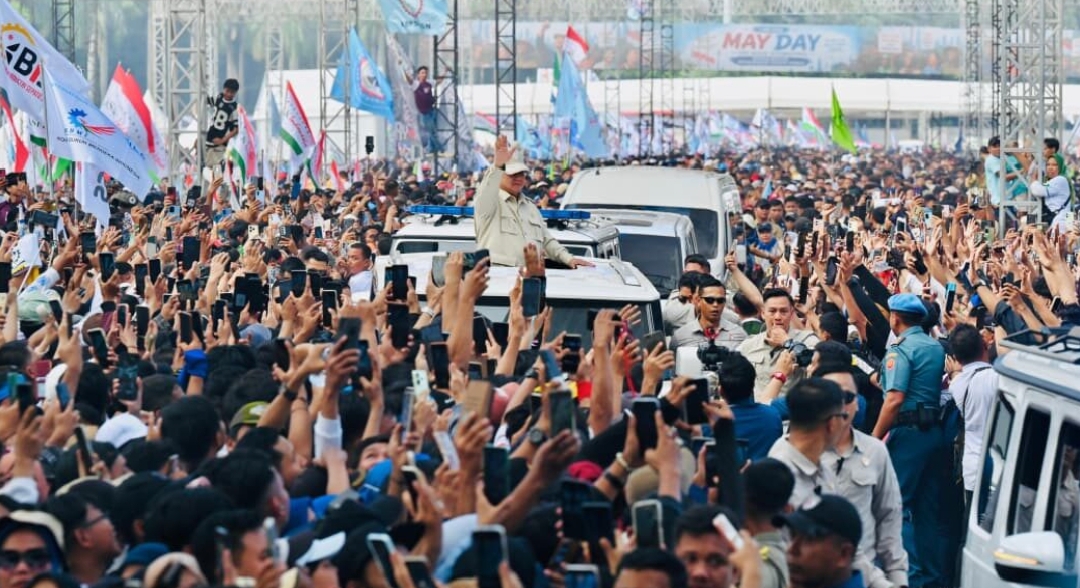 Suara Buruh Bergema di Monas: Apresiasi Atas Kehadiran Presiden Prabowo