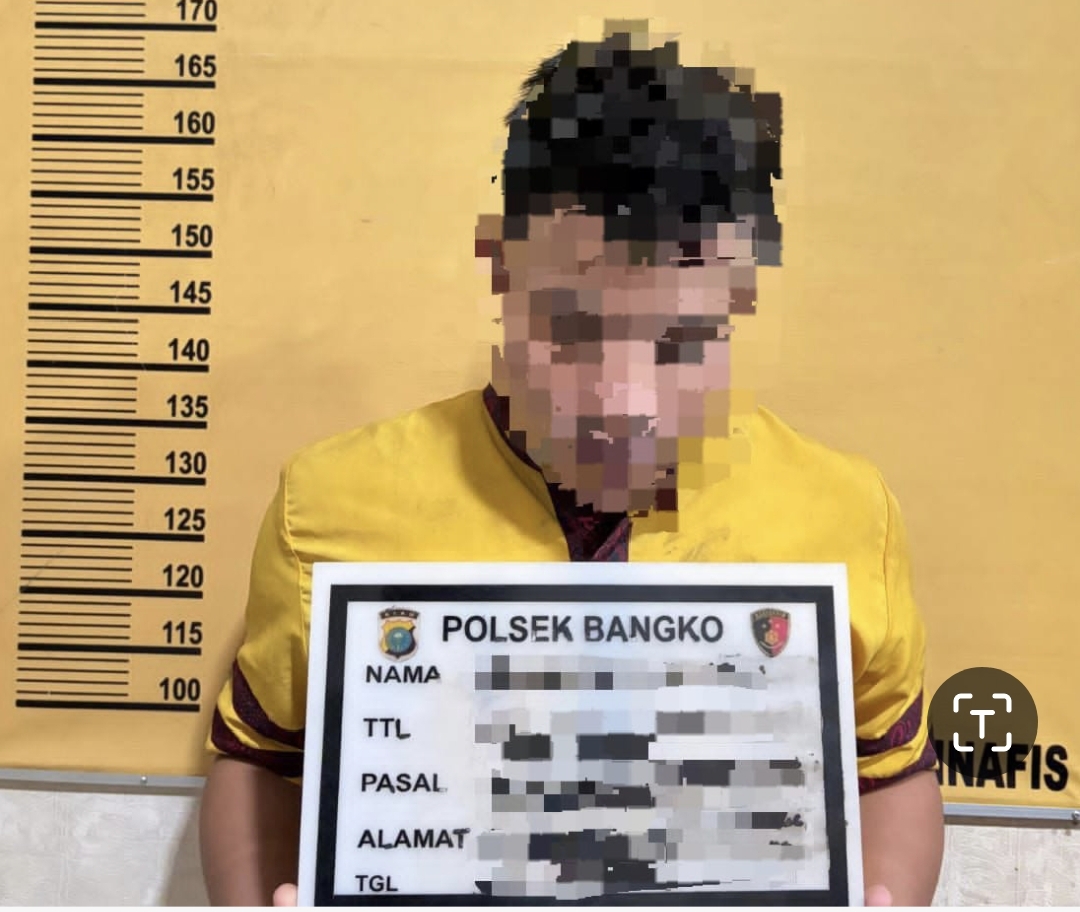 Komitmen Berantas Narkoba, Polsek Bangko Tangkap Terduga Penyalahguna Narkoba