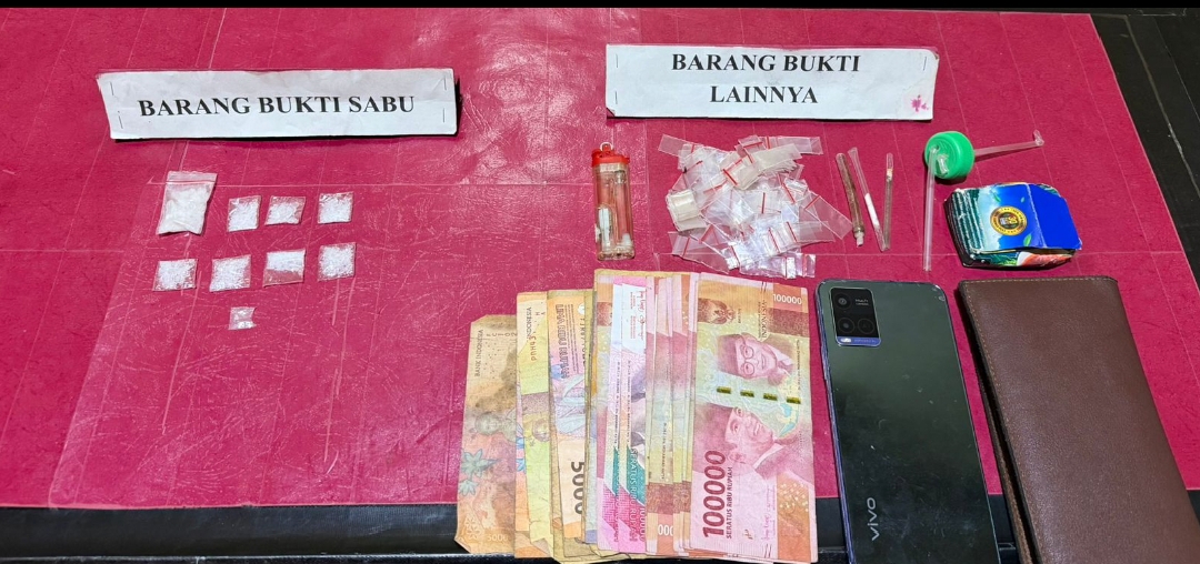 SATGAS ANTI NARKOBA POLRES ROHIL KEMBALI UNGKAP KASUS PEREDARAN SABU SEBERAT 4,62 GRAM