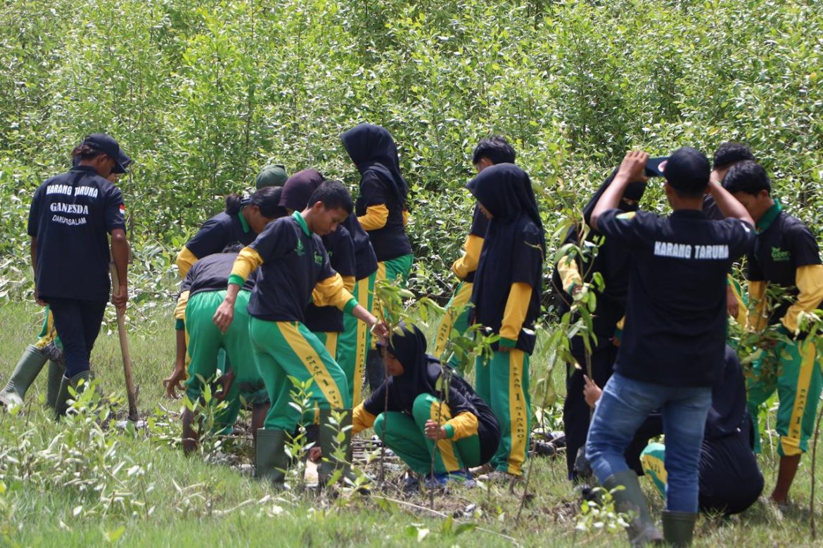 Dukung Green Policing Kapolda Riau, Polres Rohil Gelar Preparasi Mangrove sebagai Benteng Pesisir di Sinaboi