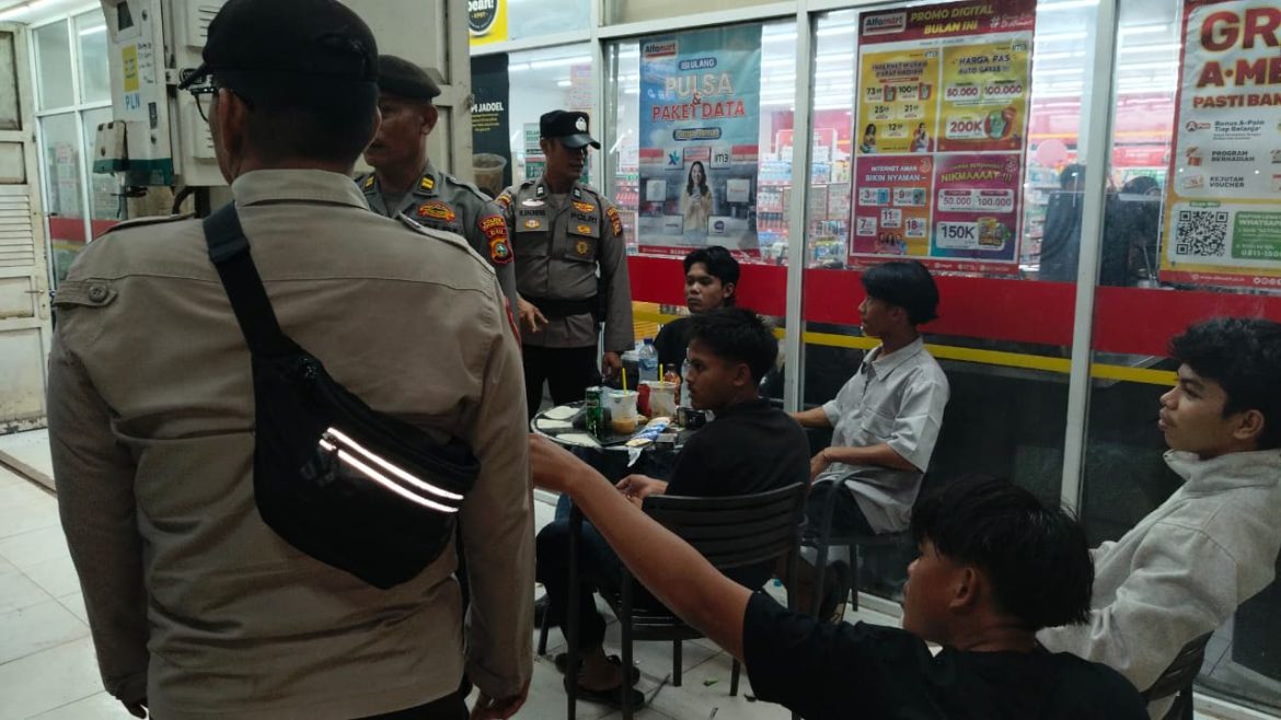 POLSEK BANGKO PUSAKO GELAR KRYD, ANTISIPASI GANGGUAN KAMTIBMAS DI JALAN LINTAS RIAU–SUMUT