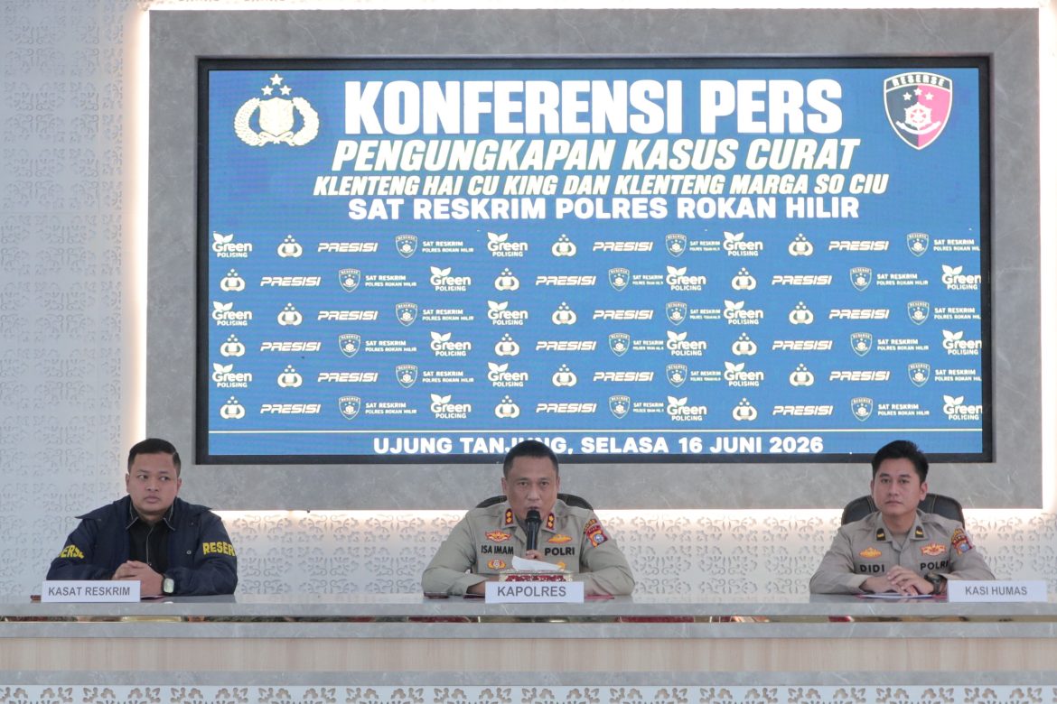 URC TIM RAGA Satreskrim Polres Rohil Bongkar Sindikat Pencurian Hiolo Antar Kabupaten, Empat Tersangka Diamankan