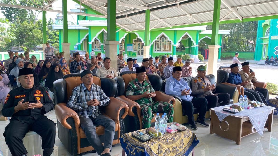 POLSEK BAGAN SINEMBAH RESMIKAN SUMUR BOR DAN SALURKAN BANSOS DALAM RANGKA HARI BHAYANGKARA KE-80