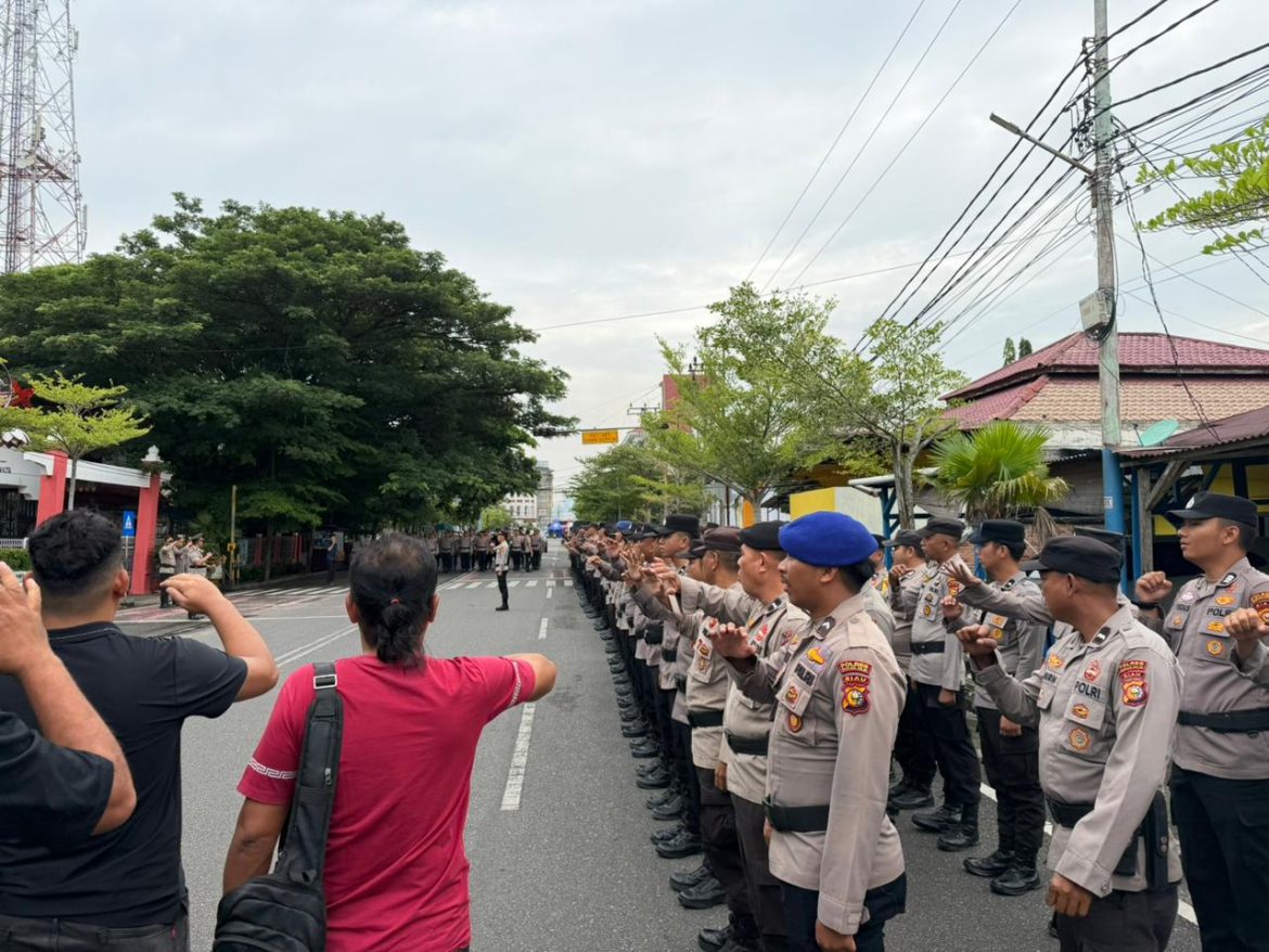 Polres Rokan Hilir Gelar Apel Kesiapan Pengamanan Event Nasional Bakar Tongkang 2026
