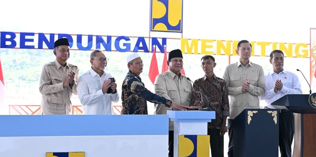 Presiden Prabowo: Peresmian Lima Bendungan dan Keberhasilan B50 Jadi Bukti Kerja Keras Menuju Indonesia Makmur