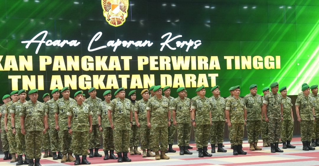 *Pimpin Laporan Korps 45 Pati TNI AD, Kasad Tekankan Amanah Kepemimpinan*