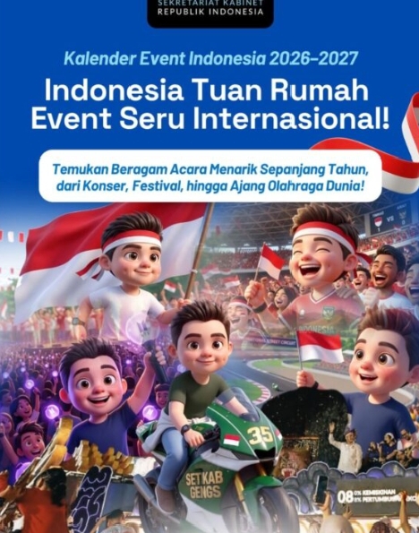 Seskab Teddy Bagikan dan Ajak Masyarakat Hadiri Kalender Event Internasional 2026 di Indonesia