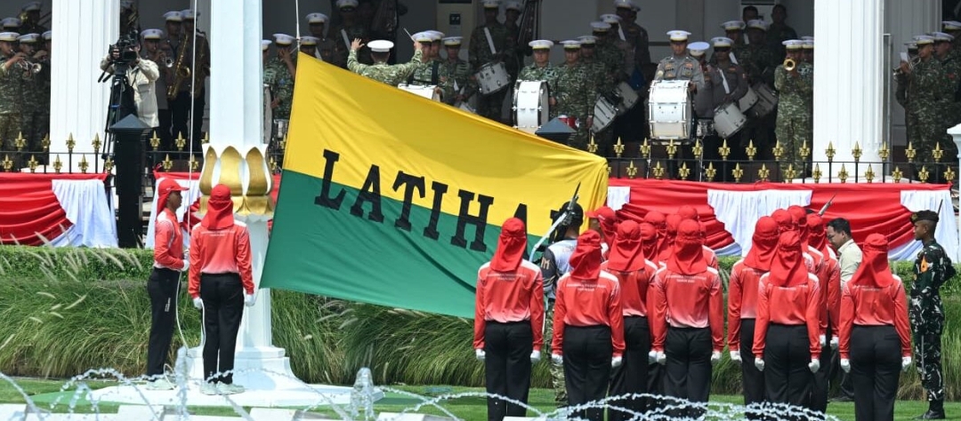 Jelang HUT ke-81 Kemerdekaan RI, Tim Upacara dan Paskibraka Laksanakan Gladi Bersama di Istana Merdeka