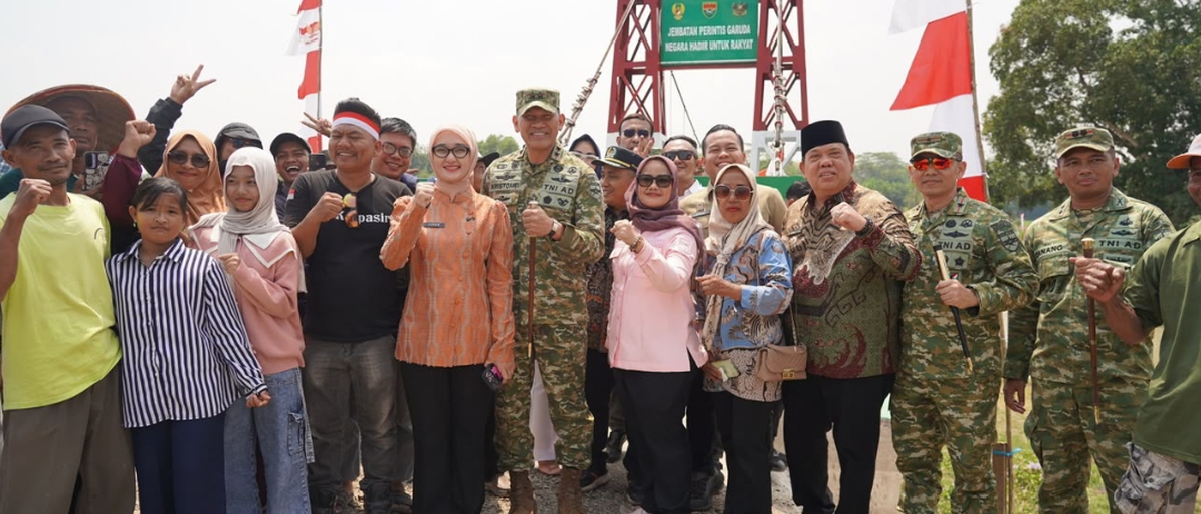 Pangdam XXI/RI: Jembatan Garuda Wujud Gotong Royong dan Kemanunggalan TNI – Rakyat 