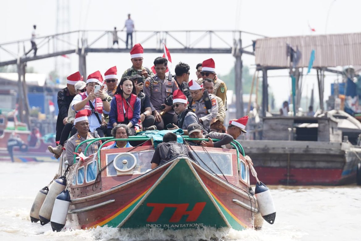 Ekspedisi Merah Putih Presisi Polda Riau Kembali Menjangkau Wilayah Pesisir, Dengan Misi Kemanusiaan Serta Pemulihan Lingkungan