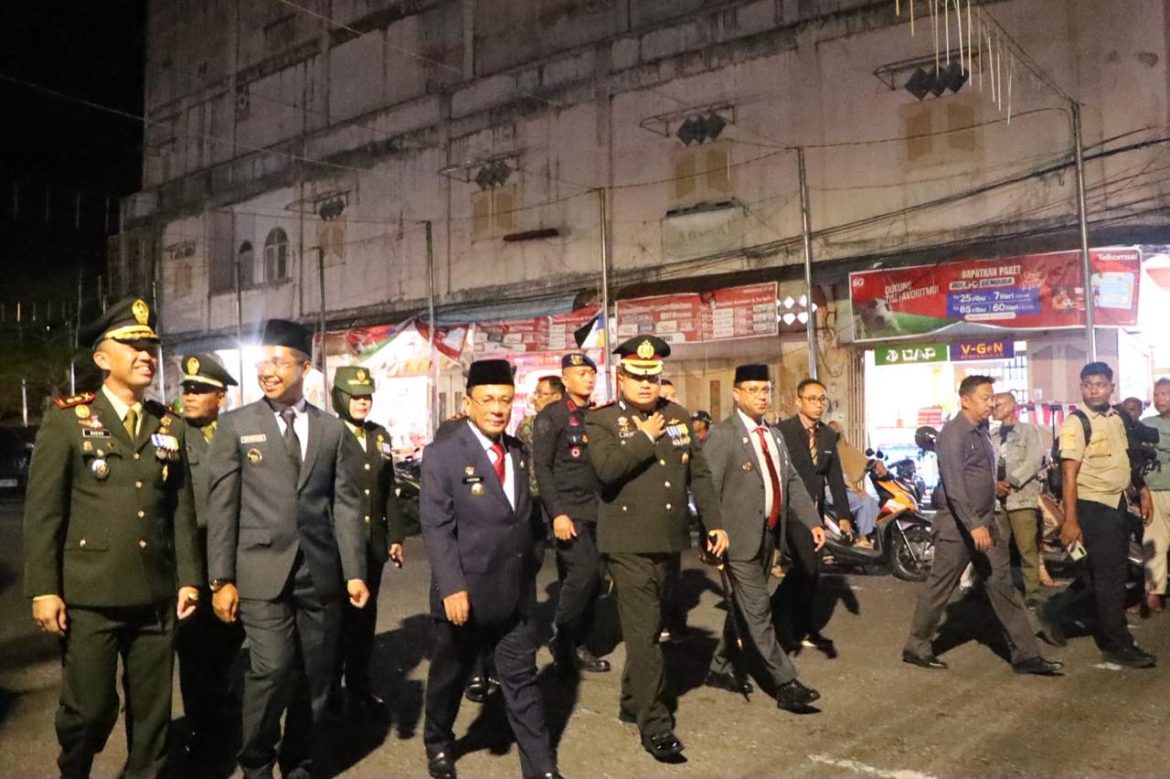 Kapolres Rohil Hadiri Malam Taptu / Pawai Obor Sambut HUT ke-81 RI