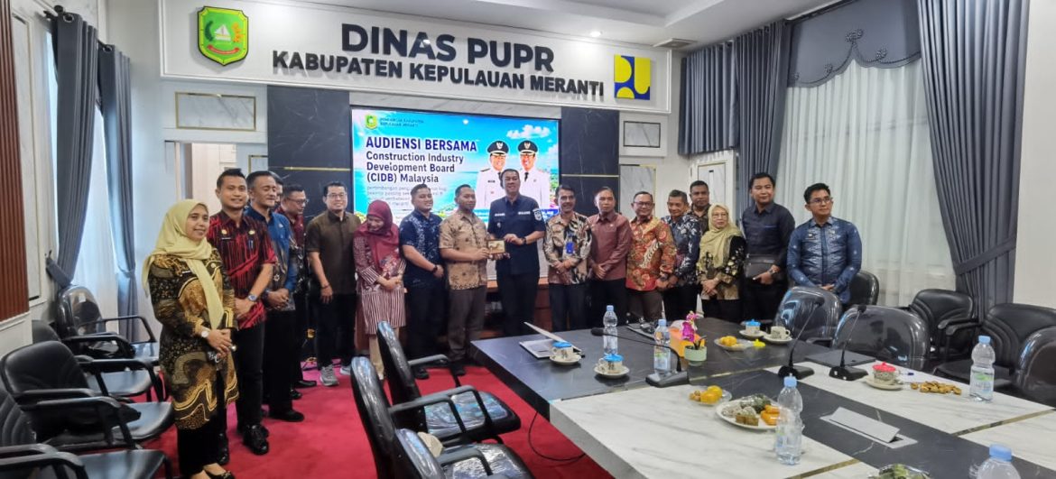Pemkab Meranti Gandeng CIDB Malaysia Siapkan Tenaga Kerja Konstruksi Bersertifikat