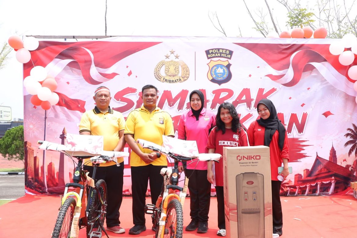 Semarak Kemerdekaan, Polres Rohil Gelar Beragam Perlombaan HUT ke-81 RI