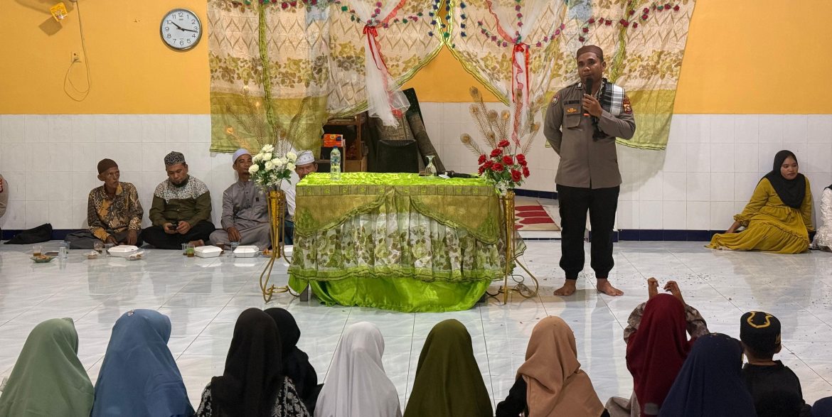 Peringatan Maulid Nabi Muhammad SAW, Polres Rohil Perkuat Pendekatan Agamis kepada Masyarakat Panipahan