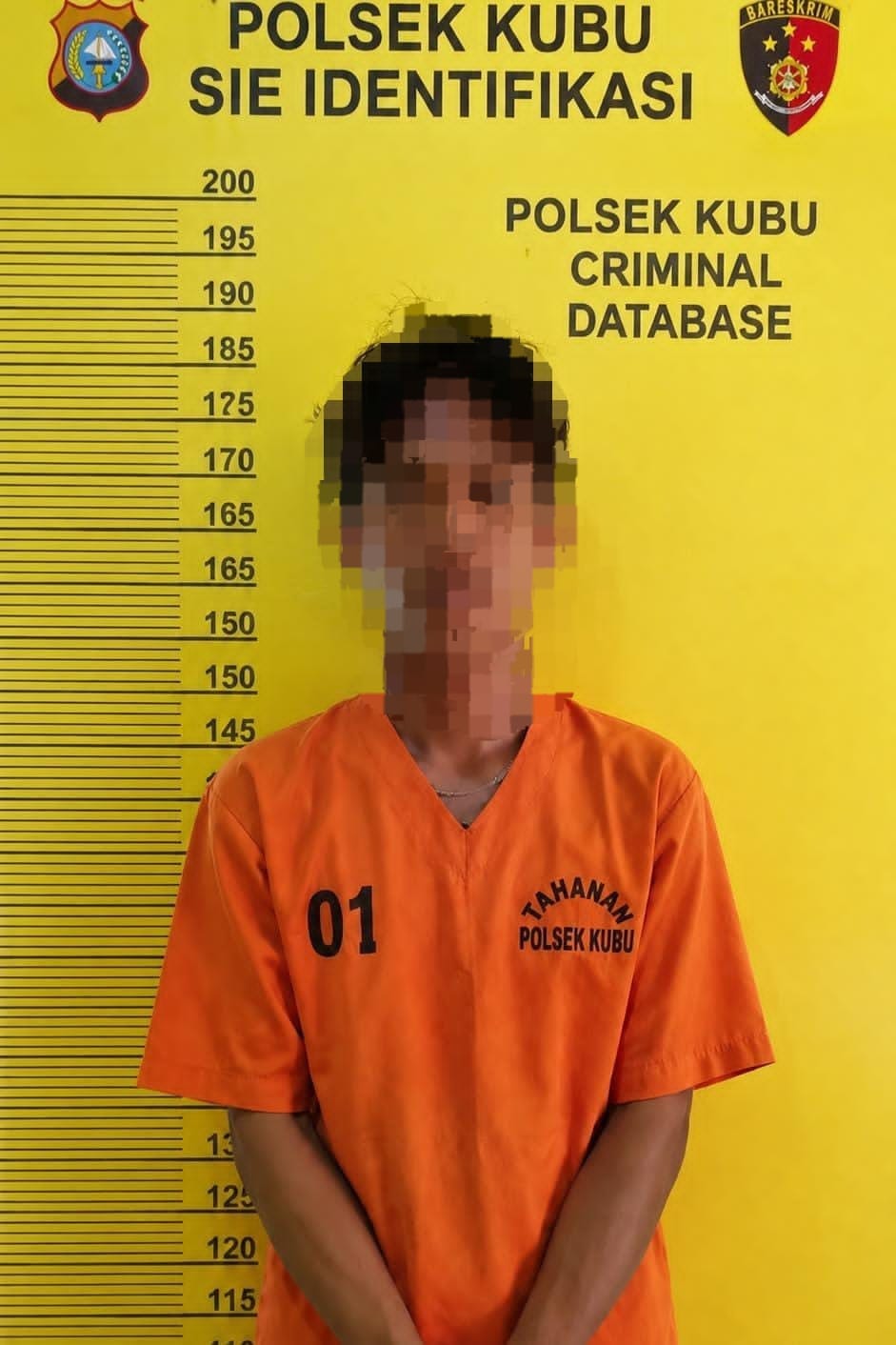 Polsek Kubu Berhasil Ungkap Kasus Pencurian Motor, Pelaku Ditangkap di Panipahan.