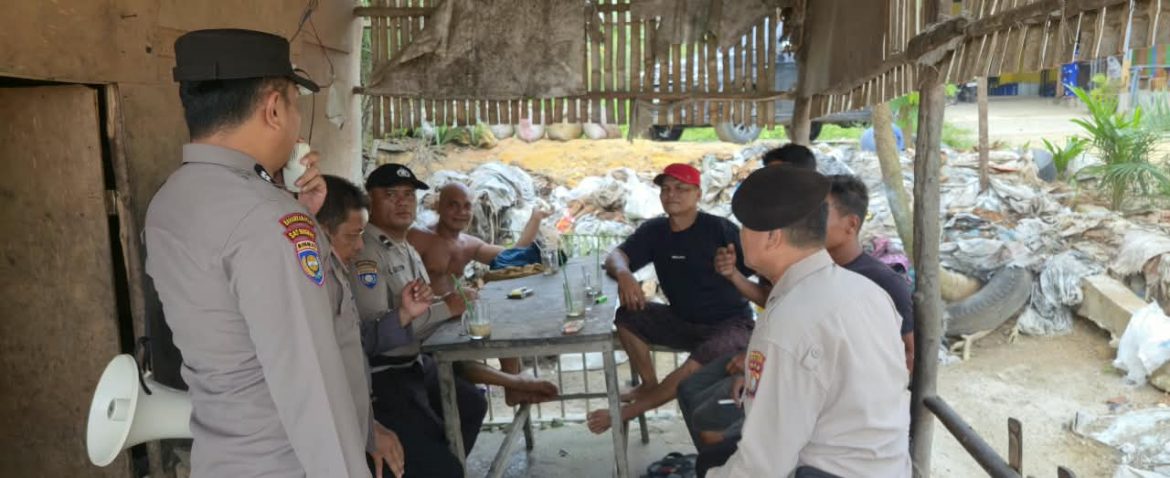 Polres Rohil Gencarkan Anouncer Keliling Cegah Karhutla, Sasar Pasar hingga Permukiman