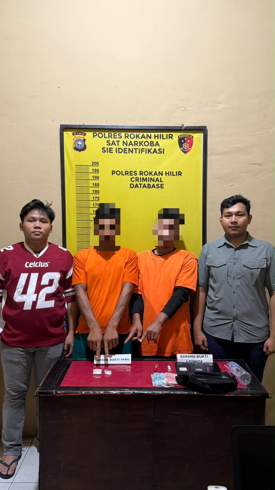 Polisi Tangkap 2 Pria di Wisma Panipahan, Sabu 23,15 Gram Disita