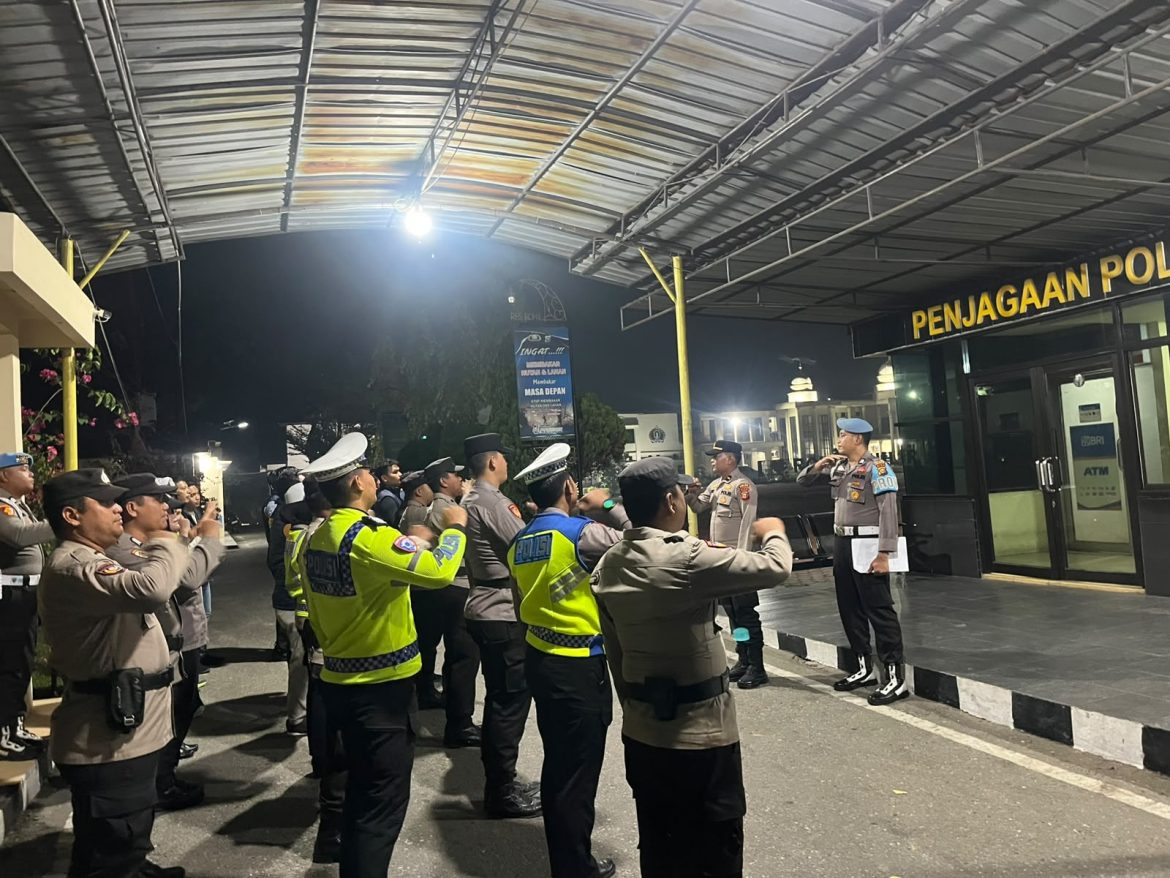 Patroli Keamanan Serentak di Seluruh Rohil, Polres Antisipasi Kejahatan C3 dan Balap Liar
