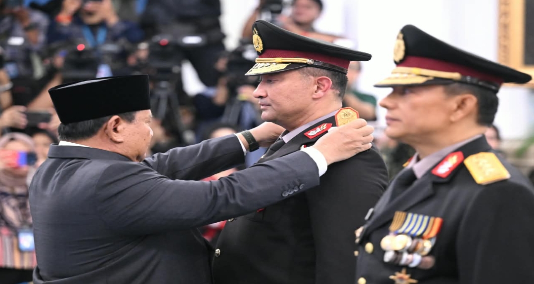 Presiden Prabowo Lantik Suyudi Ario Seto dan Wahyu Hadiningrat sebagai Kapolri dan Wakapolri